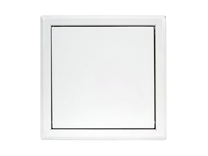 Trappe métal laquée « pousser-lâcher » – 400×400