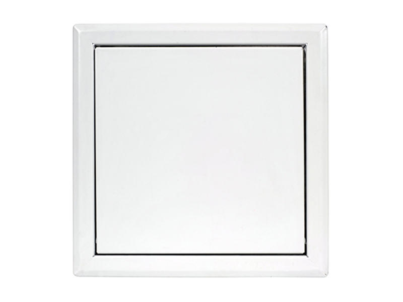 Trappe métal laquée « pousser-lâcher » – 500×500